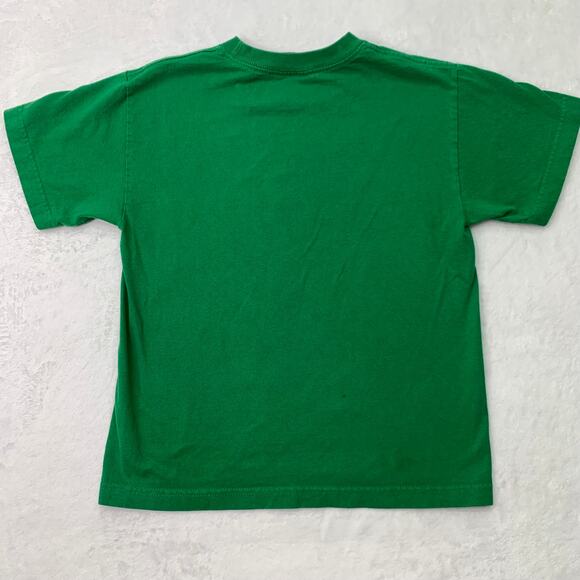 Famous Stars & Straps Mens Medium Tee Shirt Green White Large Logo Short Sleeve - Picture 2 of 7